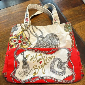 Brighton All that glitters tote bag EUC